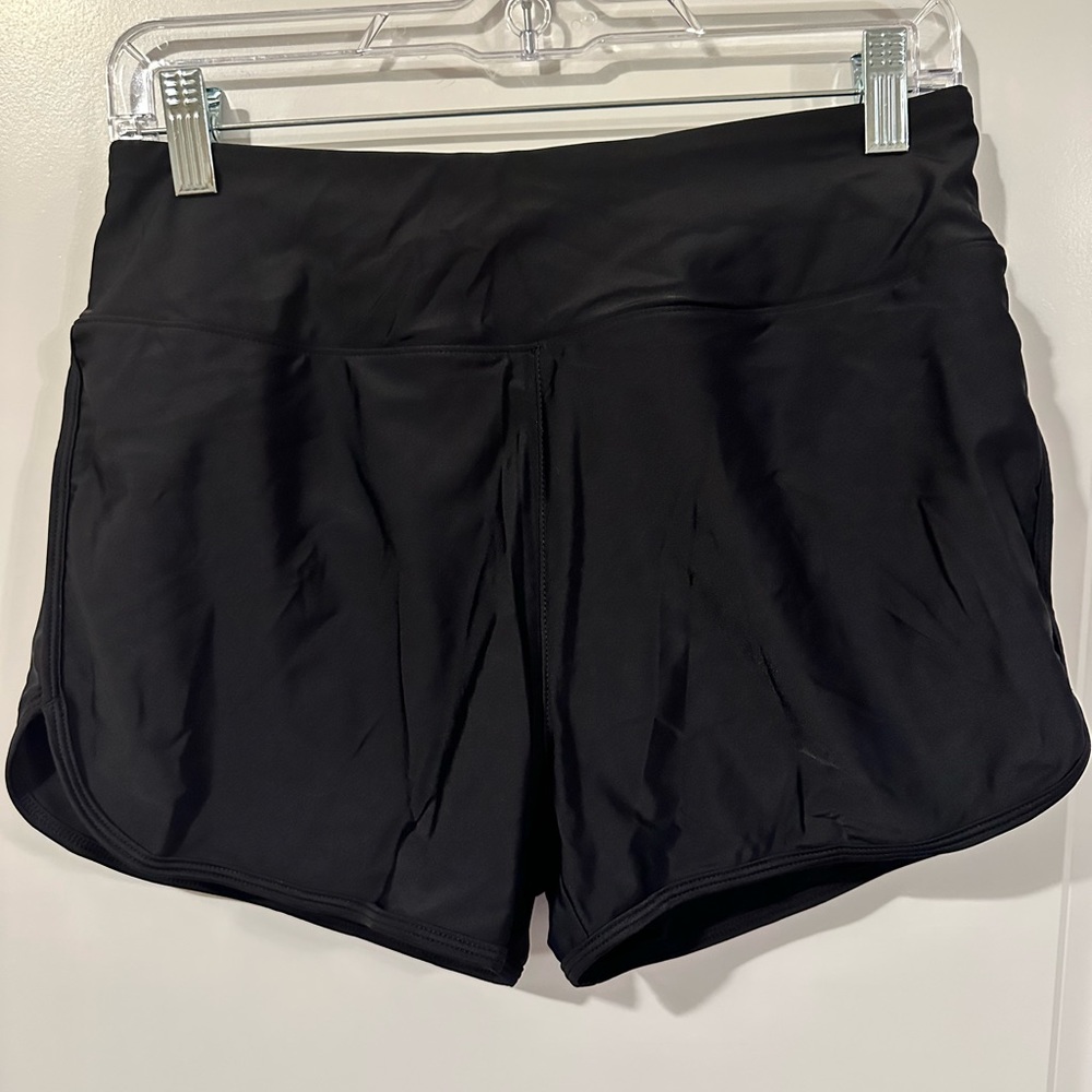 Life Lies In Movement Black Swim Shorts Size M